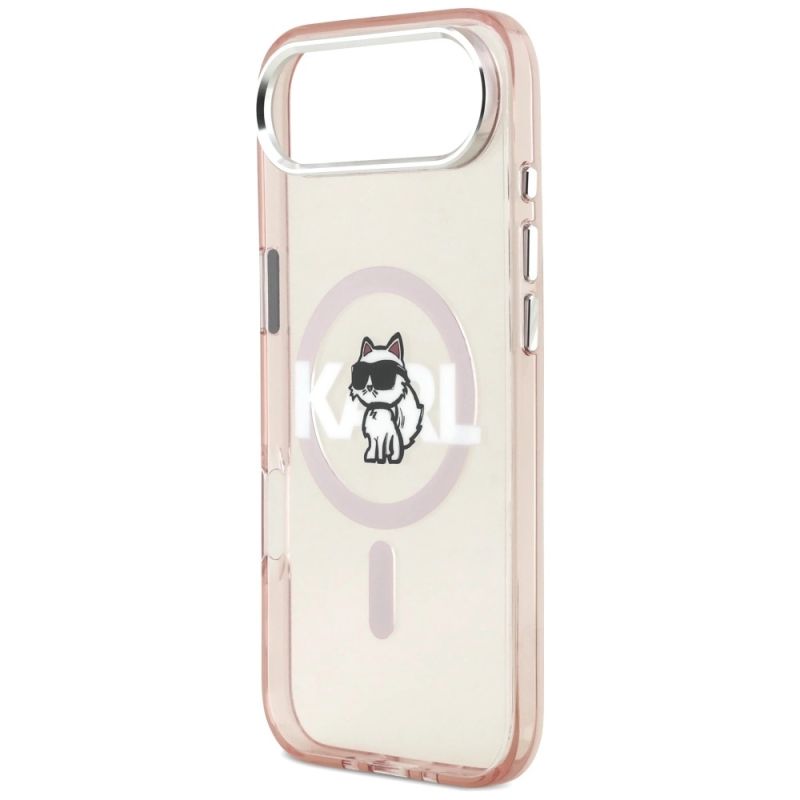 6. Karl Lagerfeld IML Choupette Sketch Logo MagSafe Hülle für iPhone 17 Air - Pink