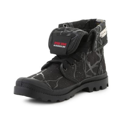 3. Palladium Stranger Things BAGGY HOPPER TUNNELS Damen 94625-008-M Schwarz