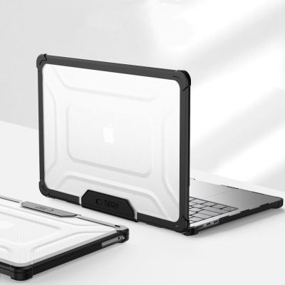 5. Tech-Protect SmartShell Pro Hülle für MacBook Air 13" 2023-2025 M2 / M3 / M4 - transparent und schwarz
