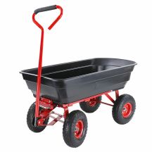 AWTOOLS Gartenwagen / 4-Rad-Kipper 75L