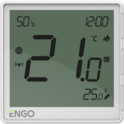 ENGO Controls EONE-230W Temperaturregler, 230 V, weiß, Internet, Unterputzmontage, ZigBee