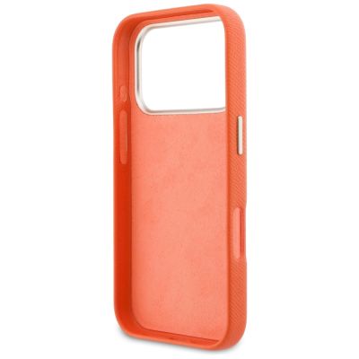 7. Guess FW Resin Logo Hülle für iPhone 17 Pro - Orange