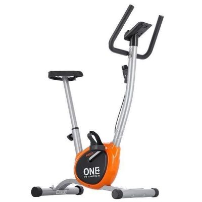 10. One Fitness RW3011 Silber-Orange Mechanisches Fahrrad