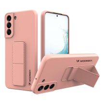 Wozinsky Kickstand Case Silikonhülle mit Ständer für Samsung Galaxy S22+ rosa