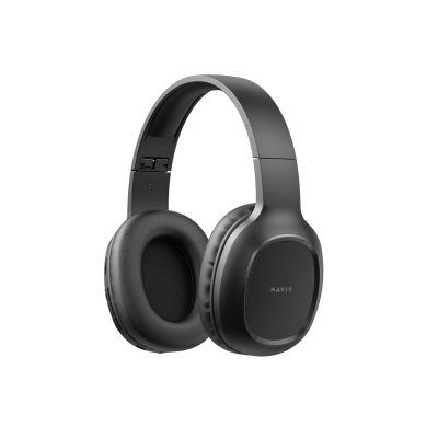 4. Havit H2590BT Pro Kabelloser On-Ear-Kopfhörer (Schwarz)