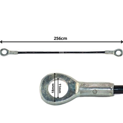 8. ATLAS SEIL 256CM ÖSEN STAHL PVC