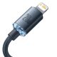 7. Baseus CAJY000201 Lightning – USB-C PD QC-Kabel 20 W 480 Mbit/s 1,2 m – Schwarz