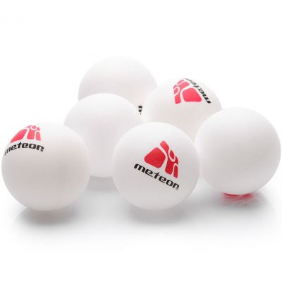 Meteor 15028 6-Ball-Ping-Pong-Ball-Set