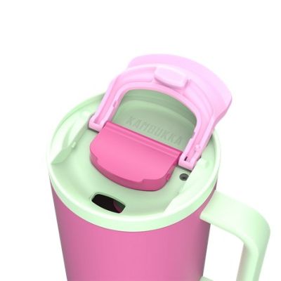 23. Kambukka Rio Thermobecher 950ml mit Strohhalm, Kaugummi-Minze