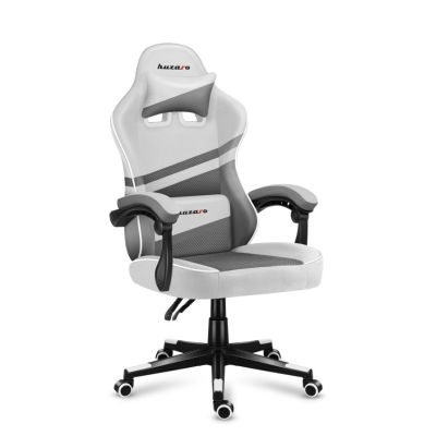 21. Huzaro Force 4.4 Grauer Mesh-Gaming-Stuhl
