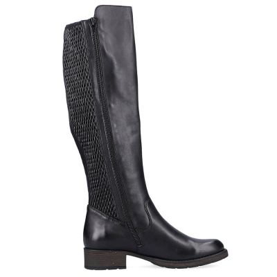 27. Rieker W Z9591-00 schwarze Lederstiefel 