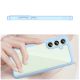 4. Outer Space Case Silikonhülle mit Gelrahmen für Samsung Galaxy S24 FE – blau