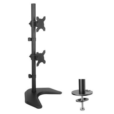 TECHLY VERTIKALER TISCHSTÄNDER FÜR 2 MONITOREN 13-27" LCD 10KG