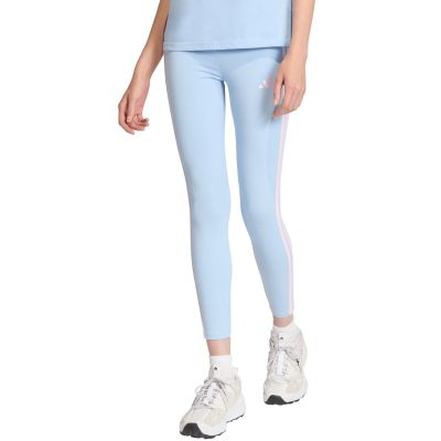 Damenleggings adidas Essentials 3-Stripes Cotton hellblau KD2352