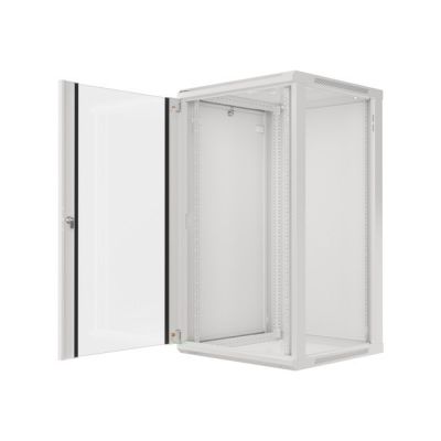 13. Lanberg WF01-6622-10S Rack 22U Wandschrank Grau