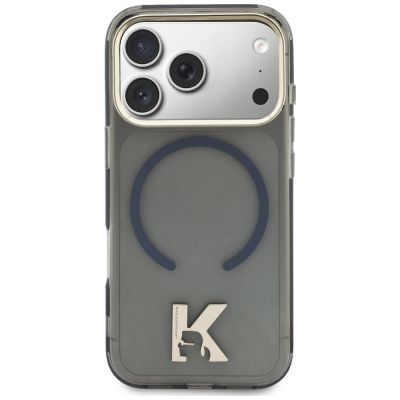 3. Karl Lagerfeld IML K Head Logo MagSafe Hülle für iPhone 17 Pro Max - Schwarz