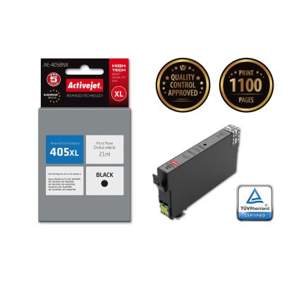 2. Activejet AE-405BNX Tinte (ersetzt Epson 405XL C13T05H14010; Supreme; 21 ml; Schwarz)