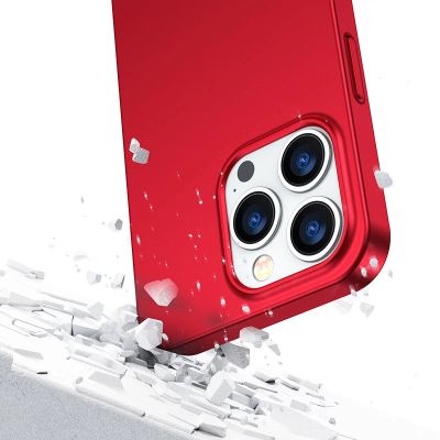 6. Joyroom 360 Full Case Cover für iPhone 13 Pro Back & Front Cover + Tempered Glass Rot (JR-BP935 Rot)