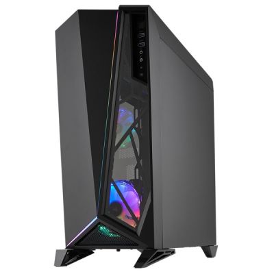 4. Corsair Carbide Series SPEC-OMEGA RGB Schwarzes Gehäuse
