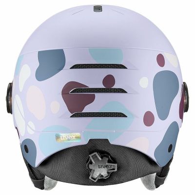 6. Uvex Skihelm Rocket Jr. Visor, Lavendel