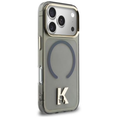 4. Karl Lagerfeld IML K Head Hülle für iPhone 18 Pro Max / 17 Pro Max – Schwarz