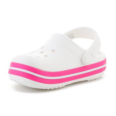 3. CROCS CROCBAND KIDS CLOG T WEISS/PINK CRUSH 207005-6WU