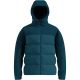 Herren-Daunenjacke Odlo DOWN HOODED Jacket insulated, grün