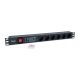 2. Equip 333317 PDU Stromverteilungseinheit 6 x Netzwerksteckdose 1U