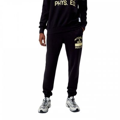 4. Mitchell & Ness Branded Fashion Graphic Jogginghose M PSWP5533-MNNYPPPBLCK