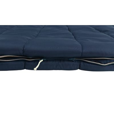 5. Outwell Contour Lux Doppelschlafsack für Erwachsene, rechteckig, aus Polyester, blau