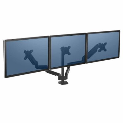 2. Fellowes Ergonomics 3-Monitor-Arm – Platinum-Serie