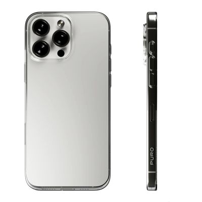 9. Puro 03 Nude Silikonhülle für iPhone 16 Pro Max – transparent