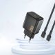3. Dudao A27 25W GaN USB-C Wandladegerät - Schwarz