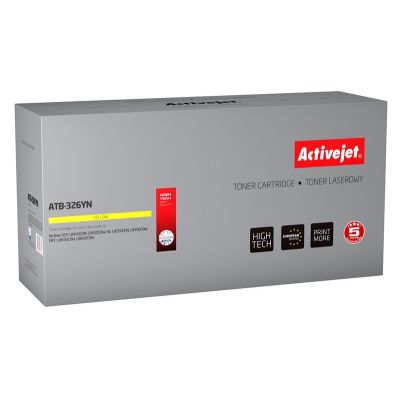 Activejet ATB-326YN Toner (ersetzt Brother TN-326Y; Supreme; 3500 Seiten; gelb)