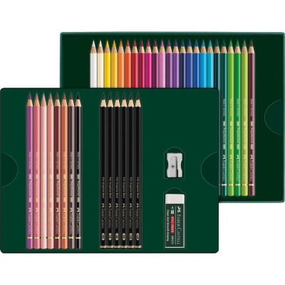 3. Faber-Castell Polychromos & Pitt Graphit Matt Set Multicolor 38 pcs.