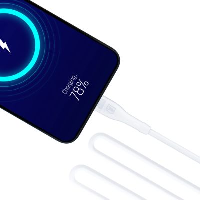 19. 3mk Rayo Ladegerät 20W PD3.0 PPS USB-C Wandladegerät + USB-C / USB-C 3A 60W Kabel - Weiß
