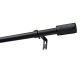 Ausziehbare einfache Gardinenstange Ø 19 mm GAMA schwarz 140–220 cm KOWALSKI