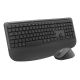 3. Logitech Signature Comfort Plus Combo MK880 Business Tastatur und Maus inklusive, universeller USB- und Bluetooth-Anschluss, QWERTZ-Tastatur, deutsches Graphit-Design