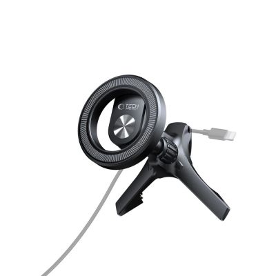 4. Tech-Protect N53 Autohalterung mit MagSafe-Ringen für Lüftungsschlitze – Schwarz