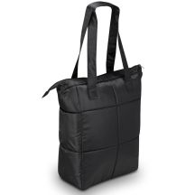 GROSSE SCHWARZE DAMEN-SCHULTERTASCHE SEMI LINE