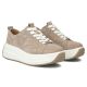 2. Beige Damen-Plateauschuhe aus Leder, Modell Filippo DP6795