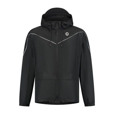 Rogelli ESSENTIAL Regenjacke schwarz Größe
