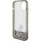 7. Karl Lagerfeld Liquid Glitter Choupette Hülle für iPhone 15 Plus – transparent