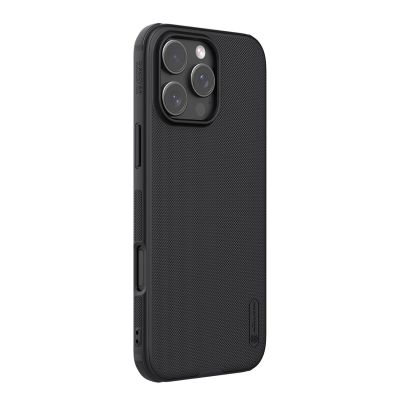 3. Nillkin Super Frosted Shield Pro Hülle für iPhone 16 Pro – Schwarz