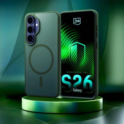 3. 3mk Smoke MagCase für Samsung Galaxy S26 - grün