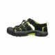 3. Keen Newport H2 Schwarz/Lime Green Kinder Sommer Wandersandalen (1009942)