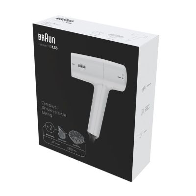 2. Braun HD1.55 Haartrockner 1800W Weiß