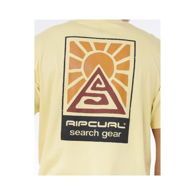 5. RIP CURL Search Dawn Tee Gelbes Herren-T-Shirt