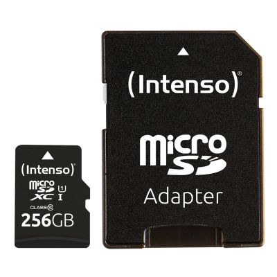 4. Intenso microSD 256GB UHS-I Perf CL10| Leistungsklasse 10