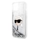 6. Karl Lagerfeld KLHCP14MLNKHCH iPhone 14 Plus 6,7" Silber/Silber Hardcase Glitter Karl Head